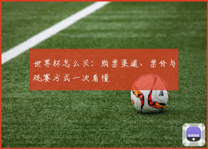 世界杯怎么买：购票渠道、票价与观赛方式一次看懂