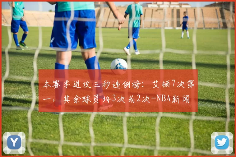 本赛季进攻三秒违例榜：艾顿7次第一，其余球员均3次或2次-NBA新闻